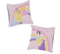Jay Franco Disney Princesa Cut Paper - Juego de 2 fundas de almohada (100% algodón, 65 x 65 cm)