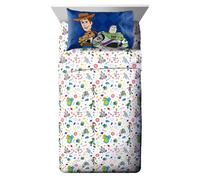 Jay Franco Disney Toy Story Buzz & Woody Juego de sαbanas dobles Juego de 3 piezas de ropa de cama para niρos sϊper suave y acogedora Sαbanas