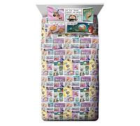 Jay Franco Dog Man Supa Buddies Toddler Sheet Set - 3 Piece Set Super Soft and Cozy Kid’s Bedding Features Cat Kid & Lil' Petey - Fade Resistant Microfiber Sheets (Official Dog Man Product)