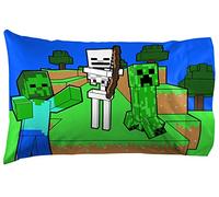 Jay Franco Funda de Almohada Minecraft Creative Fashion 100% algodón 50 x 70 cm