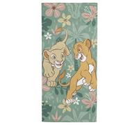 Jay Franco Kids Disney El Rey León Toalla de Playa 100% algodón - 71 x 147 cm Toalla de baño, Piscina y Viaje Supersuave, Producto con Licencia Oficial, Verde