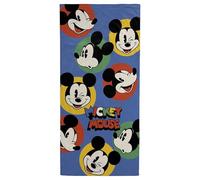Jay Franco Kids Disney Mickey Mouse Toalla de Playa 100% algodón - 71 x 147 cm Toalla de baño, Piscina y Viaje Supersuave, Producto con Licencia Oficial, Multicolor