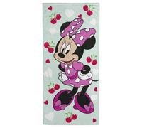 Jay Franco Kids Disney Minnie Mouse Toalla de Playa 100% algodón - 71 x 147 cm Toalla de baño, Piscina y Viaje Supersuave, Producto con Licencia Oficial, Verde