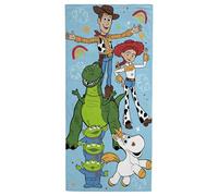 Jay Franco Kids Disney Toy Story Toalla de Playa 100% algodón - 71 x 147 cm Toalla de baño, Piscina y Viaje Supersuave, Producto con Licencia Oficial, Multicolor