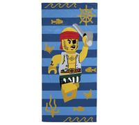 Jay Franco Kids Lego Toalla de Playa Lego - 71 x 147 cm Toalla de baño Supersuave, Piscina y Viaje, Producto con Licencia Oficial, Azul