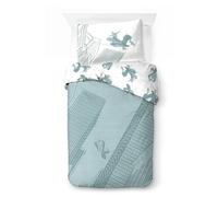 Jay Franco Kids Marvel Spiderman Juego de Funda nórdica - Ropa de Cama Supersuave con Funda de Almohada, Solo Funda, edredón no Incluido, Verde, 2 Piezas, Individual