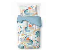 Jay Franco Kids Star Wars The Mandalorian Juego de Funda nórdica - Ropa de Cama Supersuave con Funda de Almohada, Solo Funda, edredón no Incluido, Multicolor, 2 Piezas Individuales
