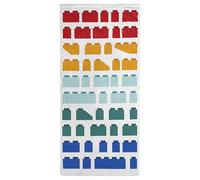 Jay Franco Kids Toalla de Playa Lego® 100% algodón - 71 x 147 cm, Toalla de baño, Piscina y Viaje Supersuave, Producto con Licencia Oficial, Blanco