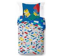 Jay Franco Lego Juego de Funda Nórdica - Ropa de Cama Súper Suave para Niños con Funda de Almohada, Solo Funda NÓRDICA (Relleno No Incluido), Multicolor, Juego de 2 Piezas Individual