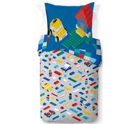 Jay Franco Lego Juego de Funda Nórdica - Ropa de Cama Súper Suave para Niños con Funda de Almohada, Solo Funda NÓRDICA (Relleno No Incluido), Multicolor, Juego de 2 Piezas Individual