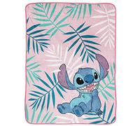 Jay Franco Manta Suave de Forro Polar de Microfibra de Lilo y Stitch de Disney de 130 x 150 cm