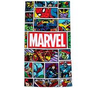 Jay Franco Marvel Comics Los Vengadores Caricatura Clásica Toalla de Playa Grande 86cm x 162cm 100% Algodón