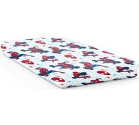 Jay Franco Marvel Spiderman Webtastic - Sábana bajera para cama individual, 100 % algodón