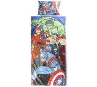 Jay Franco Set de 2 con Almohada y Manta de Los Vengadores Marvel, Saco de Dormir Infantil con Bolsa y Almohada, para Fiestas de Pijamas, Viajes y acampadas