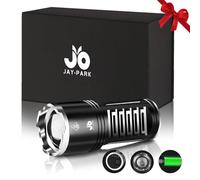 JAY-PARK Linternas LED Alta Potencia 1000000 Lúmenes, Linterna LED Recargable 3 Modos De Iluminación, Linterna Largo Alcance Batería Recargable Integrada De 10800 mAh