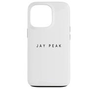 Jay Peak Souvenirs - Esquiadores de estación de esquí, diseño Minimalista Carcasa para iPhone 13 Pro