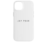 Jay Peak Souvenirs - Esquiadores de estación de esquí, diseño Minimalista Carcasa para iPhone 14 Plus