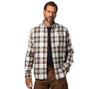 Jay-PI Camisa de Cuadros de Trekking Jay-PI, Exterior, Manga Larga, Cuello Abotonado, Ajuste Moderno Hueso 3XL 823155200-3XL