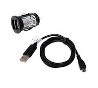 Jay-Tech Tablet PC XTE7 Set de Carga, Cable USB, Cargador Dual de Coche USB, Micro-USB, 2100mA, para Todos los Dispositivos Micro-USB