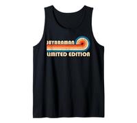 JAYARAMAN Surname Retro Vintage 80s 90s Birthday Reunion Camiseta sin Mangas