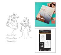 Jaycee Gaspar - Juego de prensa para tejer Whisper Weave + placa de aluminio y troqueles