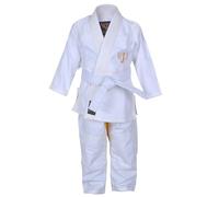 Jayefo Brazilian Jiu Jitsu Gi - Karate Gi Niños para niñas y niños, Uniforme de Taekwondo preencogido ligero y suave Bjj Gi, Aprobado IBJJF (Modern, K2)