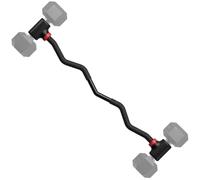 Jayflex Hyperbell EZ Curl Bar - Convierte mancuernas en un juego de mancuernas rizadoras - Convertidor de mancuernas ajustables a barra de rizo de brazo para levantamiento de pesas entrenamientos en