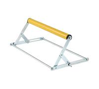 JAYIOLA Bastidor de Soporte de Material Como Accesorio para de Mesa, Soporte con Ruedas Y Soporte de Material, Compacto Y Plegable para Uso Móvil para, Amarillo
