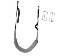 JAYIOLA Dispositivo de tracción lumbar Cinturón de tracción lumbar Correa elástica de tracción Cinturón retractor lumbar, con Hebilla Gris