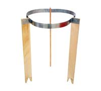 JAYIOLA Filtro de Miel Soporte Colador Herramienta de Apicultura Malla Extractora Estructura de Metal Y Madera Adecuado para Apicultores Extracción Filtrado R, Sin Colador de Miel