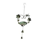 JAYIOLA Hanging Bird Bath Bathet Garden Bold de Jardín para El Patio del Patio de Césped
