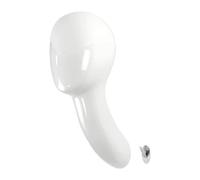 JAYIOLA Mannequin Head Fashion Wall Mount Display Pastor para Salón de Pelucas de Cabeza