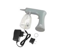 JAYIOLA Máquina de Espuma Permanente, Dispositivo Recargable para Permanente, Dispositivo de Burbujas para Formación de Espuma Uniforme, Hecho de Material PP, Gris 300ml