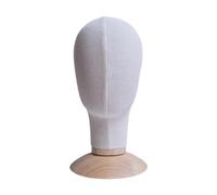 JAYIOLA Modelo de Cabeza de Maniquí, Colgador de Almacenamiento de Peluca con Base, Soporte para Peluca Multiusos Portátil, Soporte para Exhibición de Sombrer