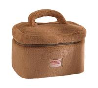 JAYIOLA Neceser de Maquillaje de Terciopelo, Organizador de Cosméticos para Viajes de Placer, MarrÓn