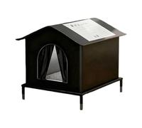 JAYIOLA Refugio para Gatos Casa Exterior Cobijo Gato Resistente Aislante Oxford Portátil Protección contra Lluvia y Viento Indicado para Porch Granero Jardín, S