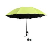 JAYIOLA Sombrilla de Playa con Clip Ajustable, Paraguas Multifuncional, Sombrilla para Silla de Playa para Uso en Jardín, Césped y Carrito de Golf, Funda Multiuso, Verde