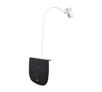 JAYIOLA Soporte de Manguera CPAP para Cama Organizador Cabezal Pinza Metálica Giratoria Estructura Portátil Flexible para Mangueras Y Accesorios CPAP Adecuado, Blanco Lechoso, Individual