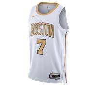 Jaylen Brown Boston Celtics City Edition Camiseta Nike NBA Swingman - Hombre - Blanco 3XL
