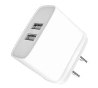 Jaym, Cargador de red doble USB-A de 12 W y 2,4 A con enchufe estadounidense