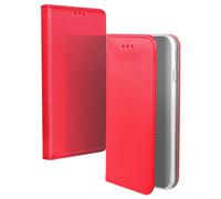 Jaym Funda Folio para Samsung Galaxy A53 5G Soporte con Función Magnética, Rojo