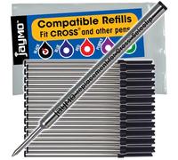 Jaymo - Recambio para bolígrafo de gel Cross Selectip 8523, tinta de escritura suave y punta media de 0,7 mm, 111 mm de largo, mide el tuyo antes de realizar el pedido