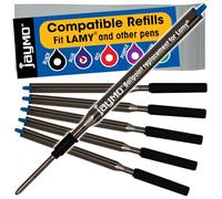 Jaymo Recambio para Lamy M16 1200152 - Medidas 4.17 pulgadas / 106 mm de largo - Recambio para bolígrafo - 6 azul