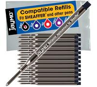 Jaymo Recambio para Sheaffer K 99335 - Medidas 95 mm de largo - Recambio para bolígrafo - 24 negro