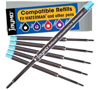 Jaymo - Waterman Ballpoint Compatible Refills (6 Waterman Azul)