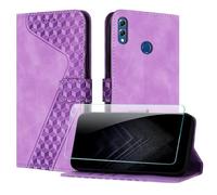 JayModCase Funda para Huawei Honor 8X / View 10 Lite / V10 Lite, PU Piel Flip Carcasa con [Honor View 10 Lite Protector de Pantalla] Cierre magnético Soporte Plegable Tarjetas y Cartera (Púrpura)