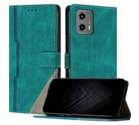 JayModCase Funda para Motorola Moto G13 /G23 /G53, Funda Flip Folio de Cuero Sintético con Ranura | Cierre Magnético | Soporte Plegable | Tarjetero y Monedero - Verde