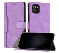 JayModCase Funda para Samsung Galaxy A03, Funda Flip Folio de Cuero Sintético con Ranura | Cierre Magnético | Soporte Plegable | Tarjetero y Monedero - Morado