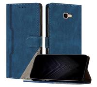 JayModCase Funda para Samsung Galaxy A520/A5 2017, Funda Flip Folio de Cuero Sintético con Ranura | Cierre Magnético | Soporte Plegable | Tarjetero y Monedero - Azul