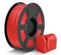 JAYO Filamento ASA 1.75 mm Rojo 1 kg, Resistente a la intemperie, UV y calor hasta 90°C, Precisión ±0.02 mm, Alta tenacidad y resistencia, Envasado al vacío